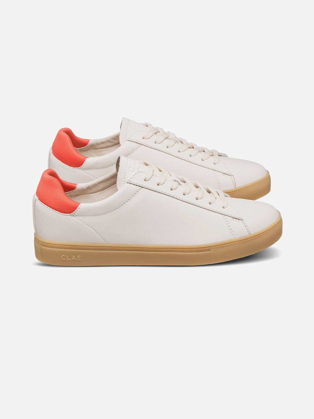 Off White Camella Lt Natural Gum Bradley Clae Shoes Clae Footwear Los Angeles 