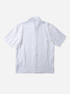Plain White Brass Band Shirt Mens Woven Short Sleeve Button Up Shirt Edmmond 
