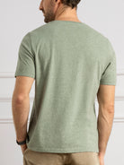 Olive Heather Village Heather Tee Mens Summer T Shirt Short Sleeve Shirt 