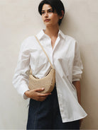 Caramel Mini Sling Womens Woven Small Shoulder Bag Bembien 