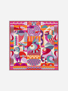 Cleo Fuchsia Square 65 Inoui Editions Sqaure Scarf
