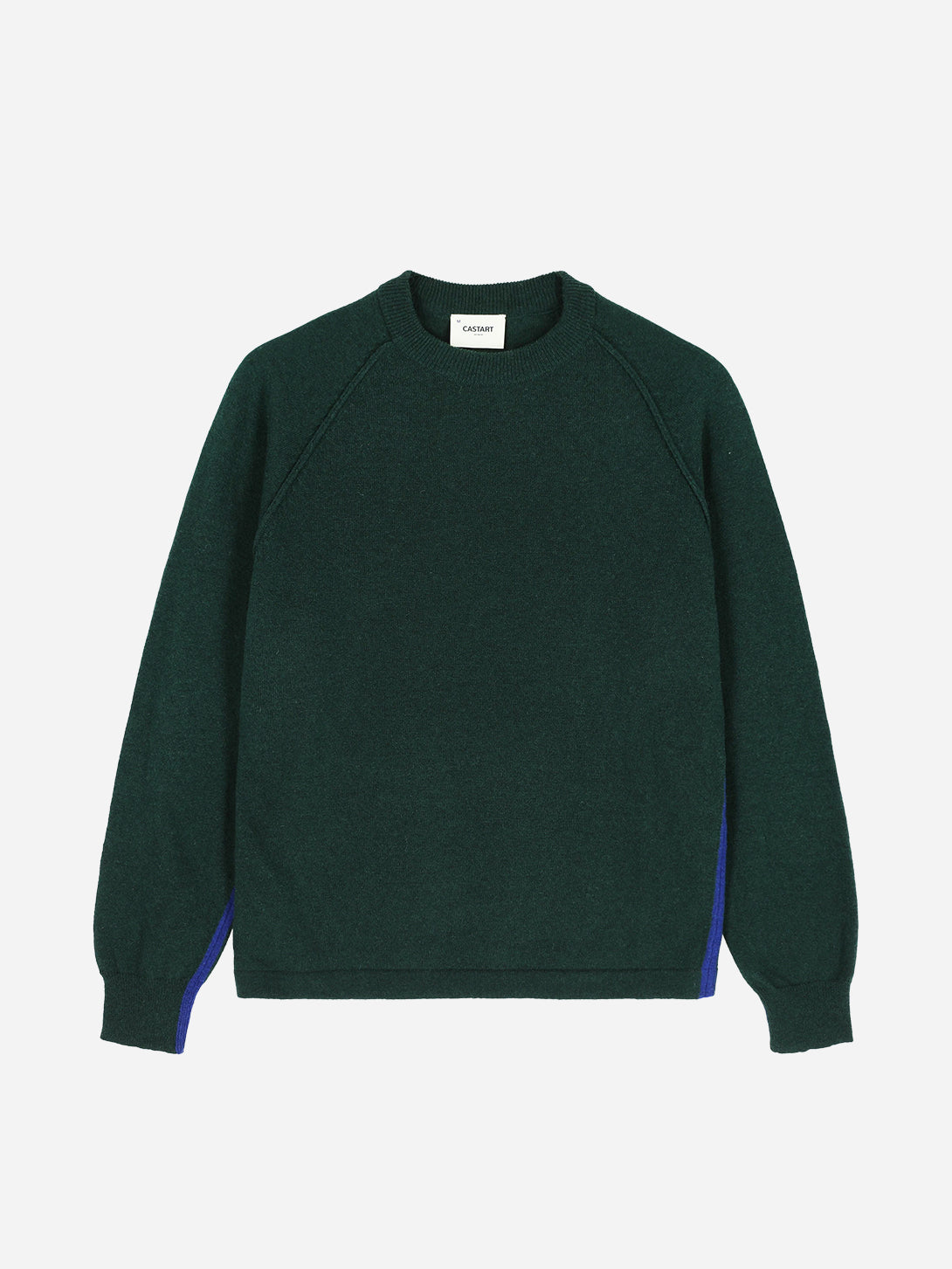 Green The Flirt Knitwear Castart Pullover Sweater Fall Winter Sweater 