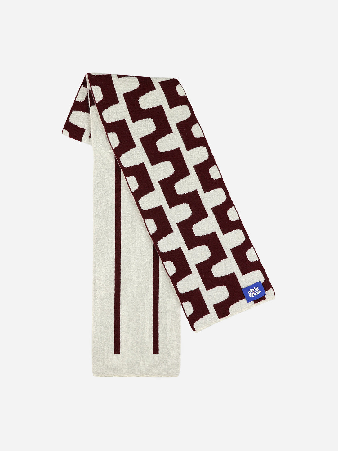 Burgundy Arshile Scarf Mens Castart Winter Scarf 