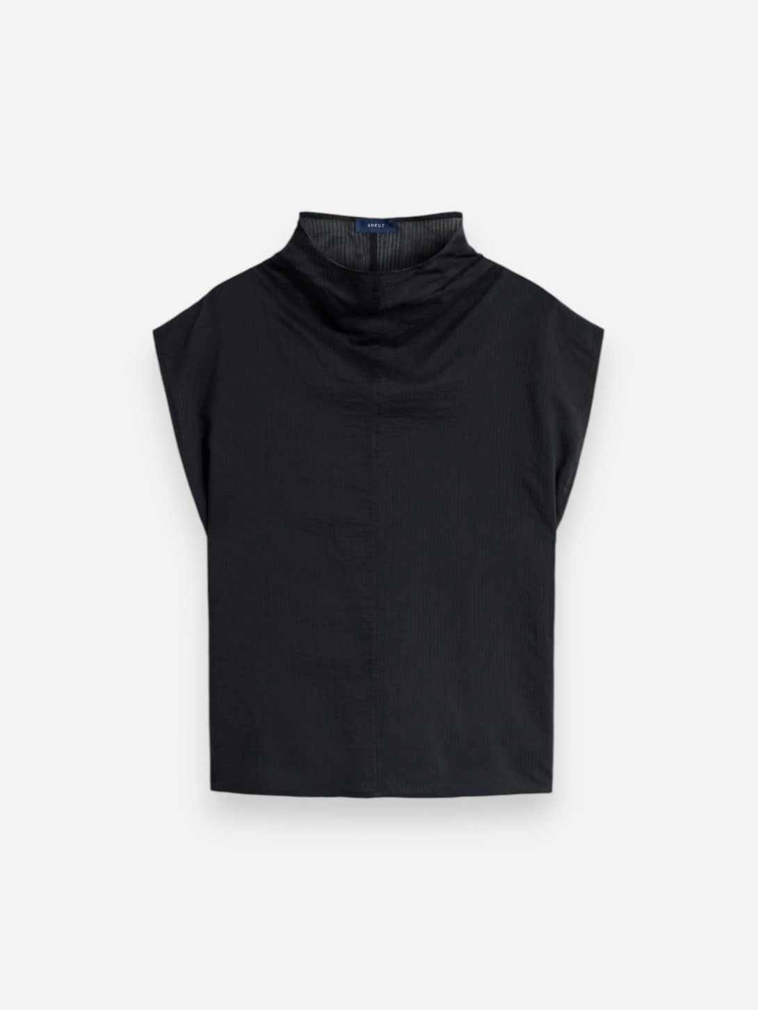 Noir Izumi Womens Sleeveless Blouse Soeur Clothing