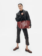 Brown/Orange The Pratique S Small Tote Bag Cahu 