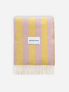 Pink/Yellow Candy Wrap Blanket Maison Deux Blanket Unisex Couch Blanket Warm Cosy 
