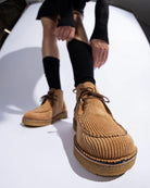 Chestnut Ewaldi Vegan Cord Oswen Vegan Shoe