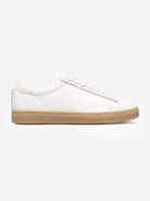 White Off White Light Nat Bradley Leather Suede Clae Sneakers Clae Los Angeles 