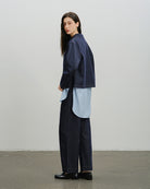 Dk Indigo Stripes Pinstripe Wide Leg Jeans Womens Pinstripe Wide leg Denim Pants Denim Jeans Future Classics Clothing 