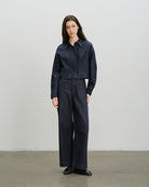 Dk Indigo Stripes Pinstripe Wide Leg Jeans Womens Pinstripe Wide leg Denim Pants Denim Jeans Future Classics Clothing 