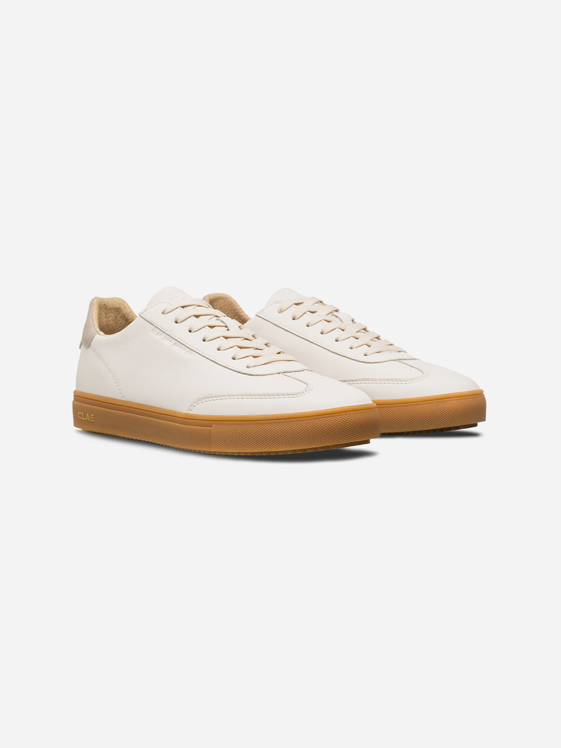Off White Leather Cashmere Deane Clae Shoes Clae Footwear Los Angeles