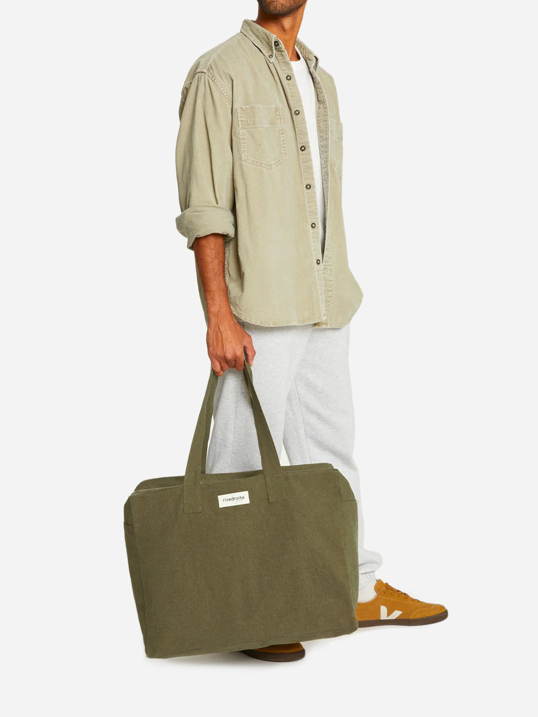 Military Green Elzevir Rivedroite Travel Duffel Bag 