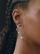 Sterling Silver Esther Earrings Faris Jewelry Seattle USA