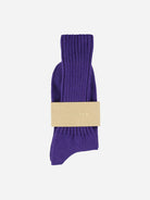 Purple Women Crew Socks Long Socks Escuyer 