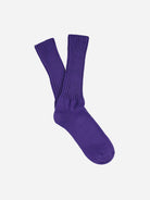 Purple Women Crew Socks Long Socks Escuyer 