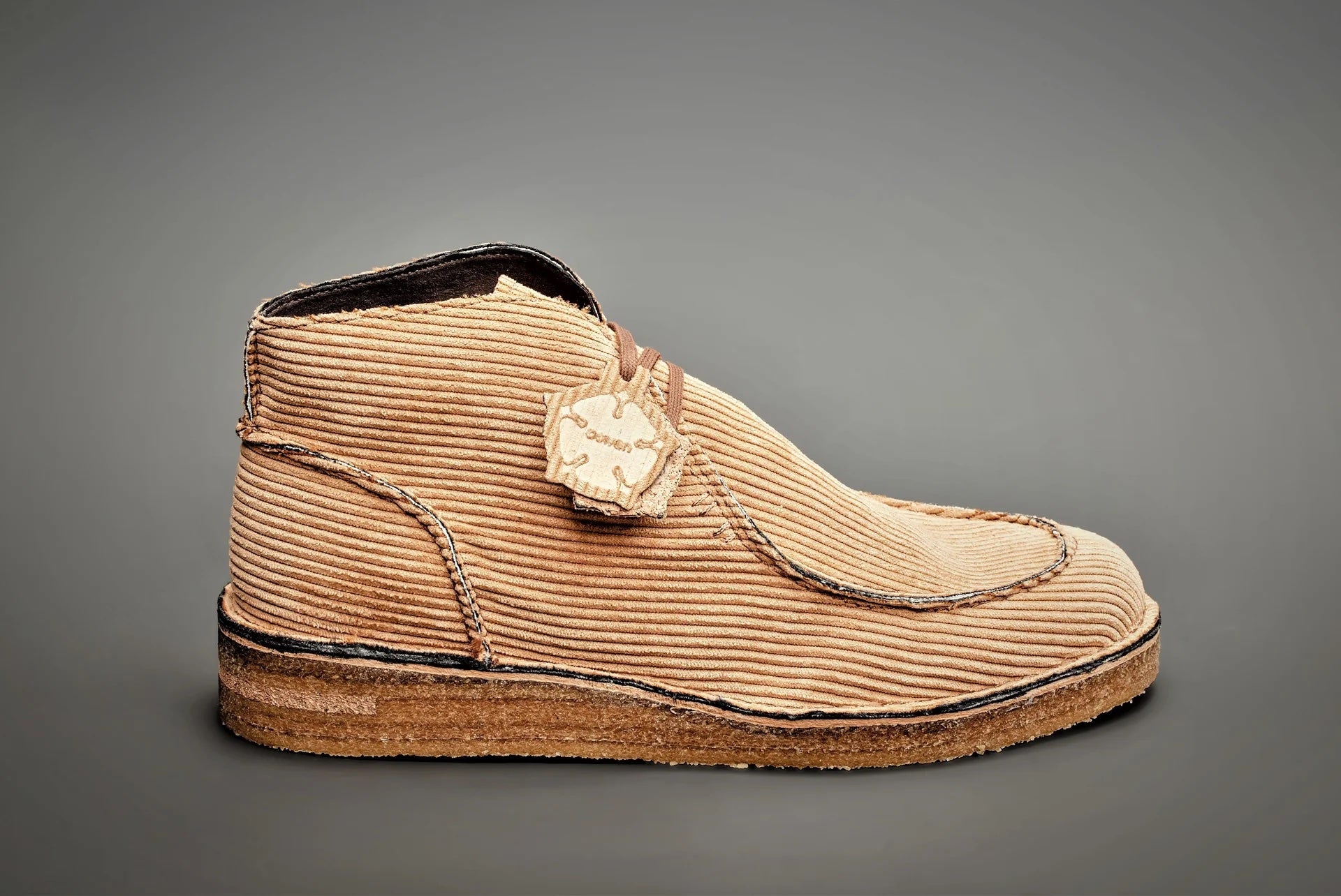 Chestnut Ewaldi Vegan Cord Oswen Vegan Shoe