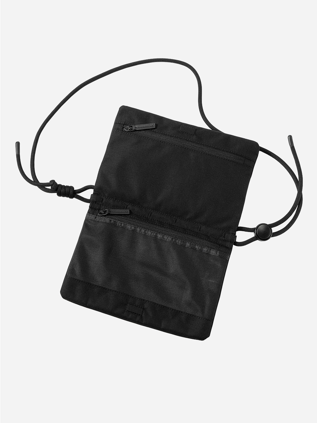 Black All Day Sling Fold Organizational ONS Mens Fanny Pack Crossbody Bag