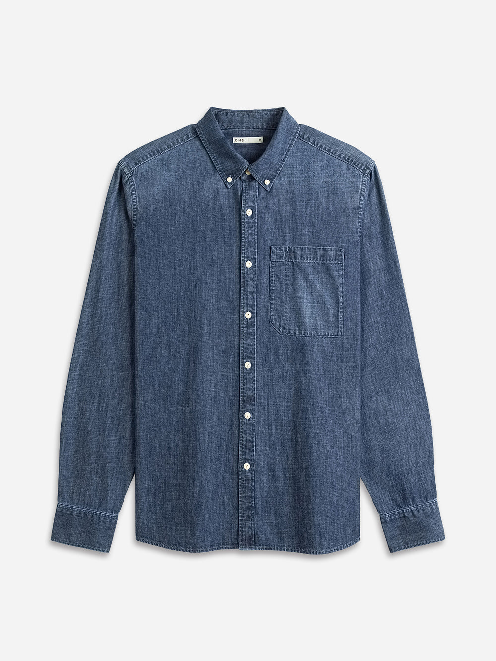 Indigo Fulton Twill Shirt Mens O.N.S Denim Button Up