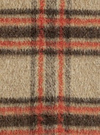 swatch Khaki Olive Orange Check