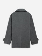 DK Shadow Heather Jesup Double-breasted Mens Long Winter Jacket ONS Overcoat