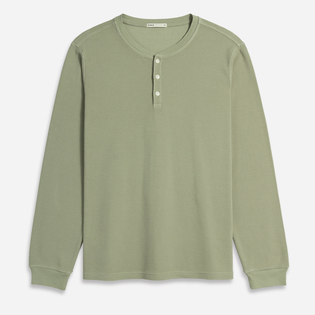 Seagrass Court Henley L/S Tee O.N.S Men's Long Sleeve