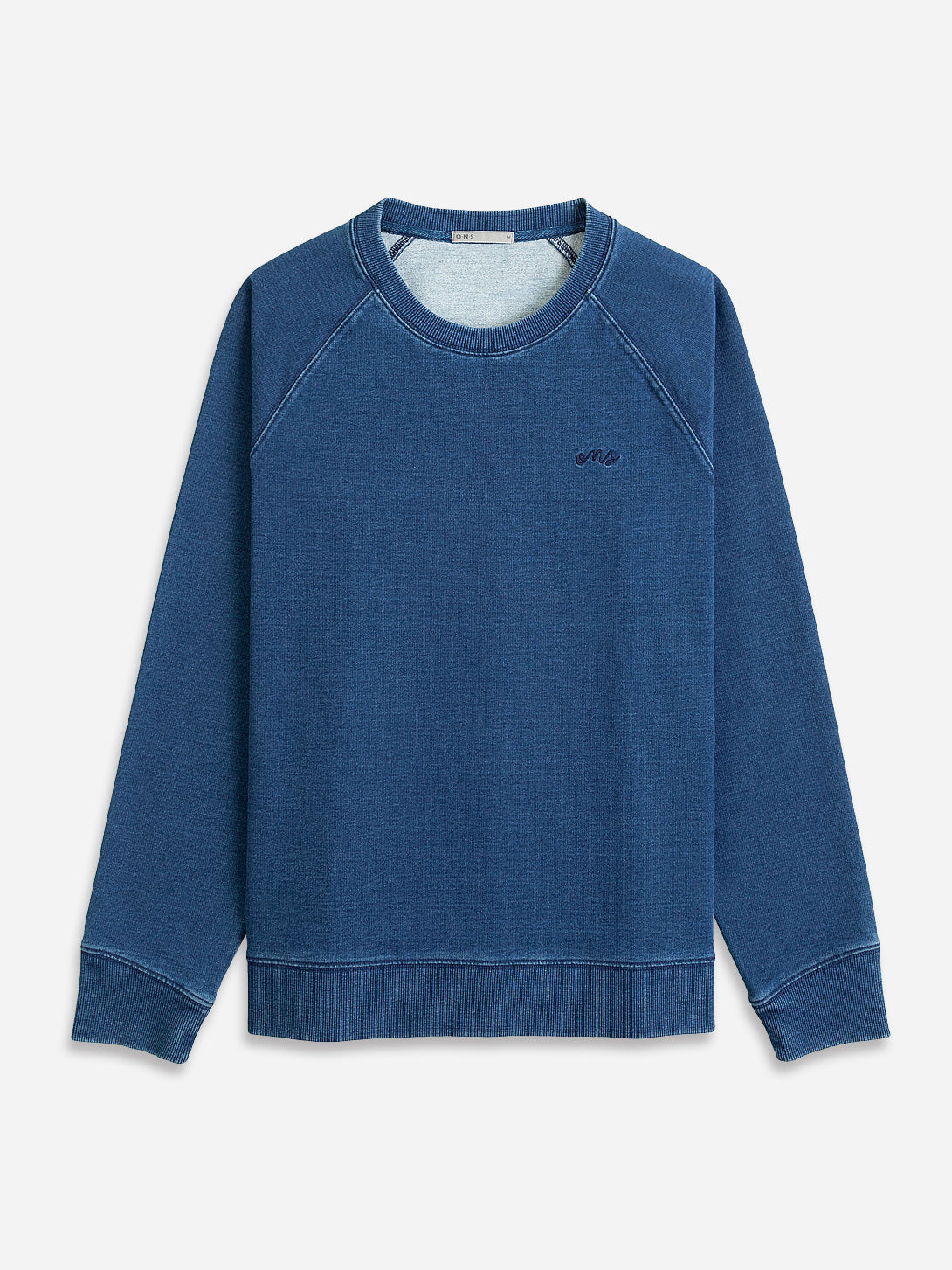 Mid Indigo Deon Tie Dye Crewneck Men's Sweatshirt