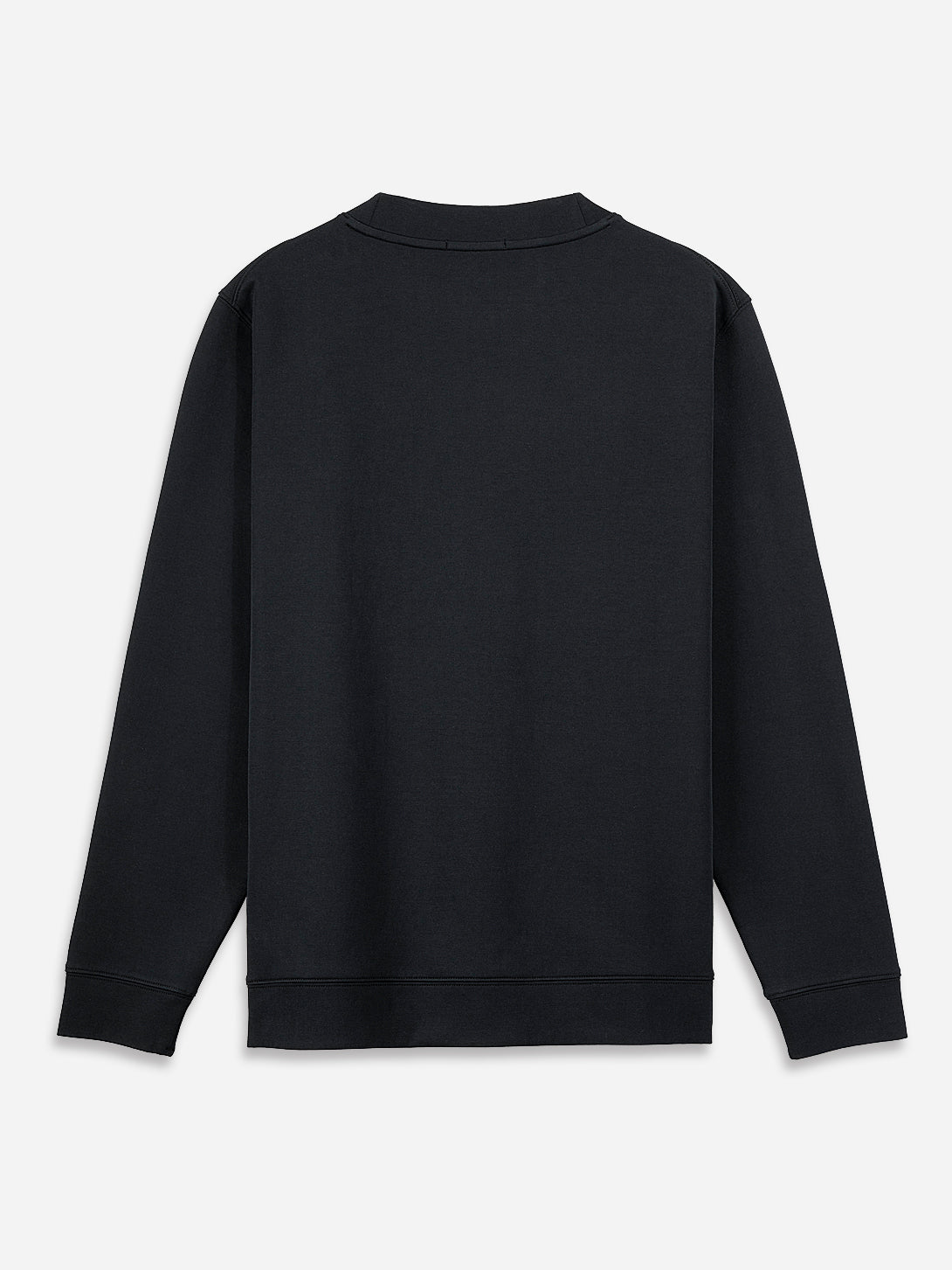 Black Astor Scuba Knit Sweatshirt Mens Pullover