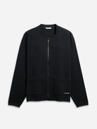 Black Byron Zip Cardigan Mens O.N.S Outerwear