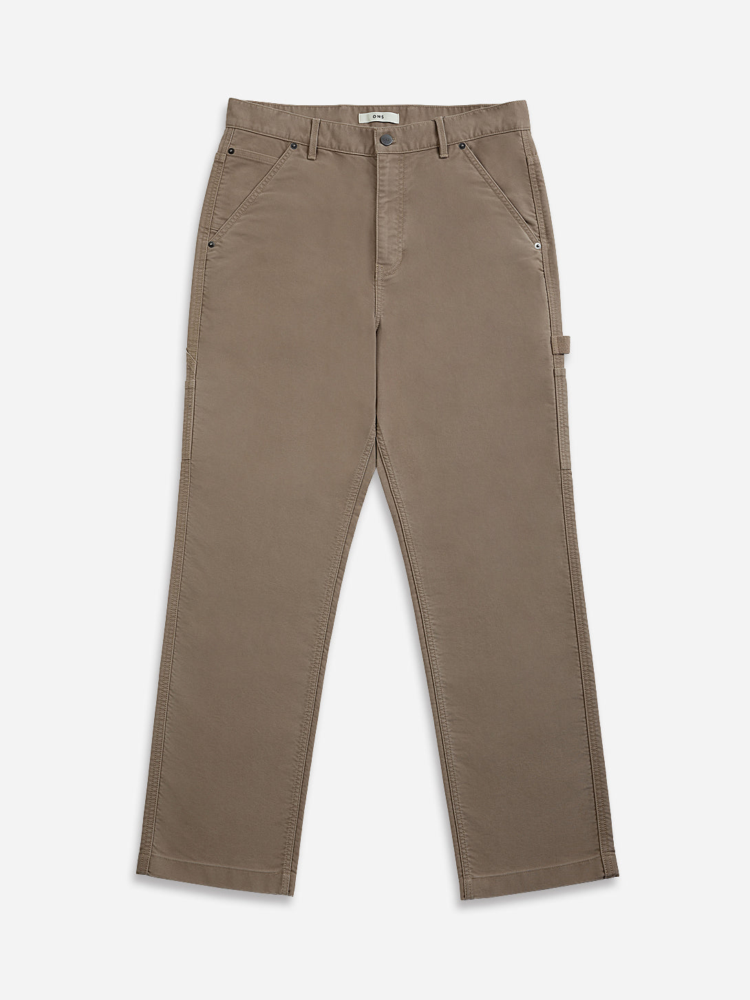Khaki Irving Moleskin Trousers Mens Pants