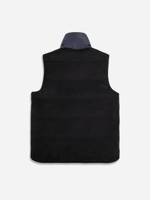 DK Navy Raul High Neck Vest Mens Fall Outerwear ONS