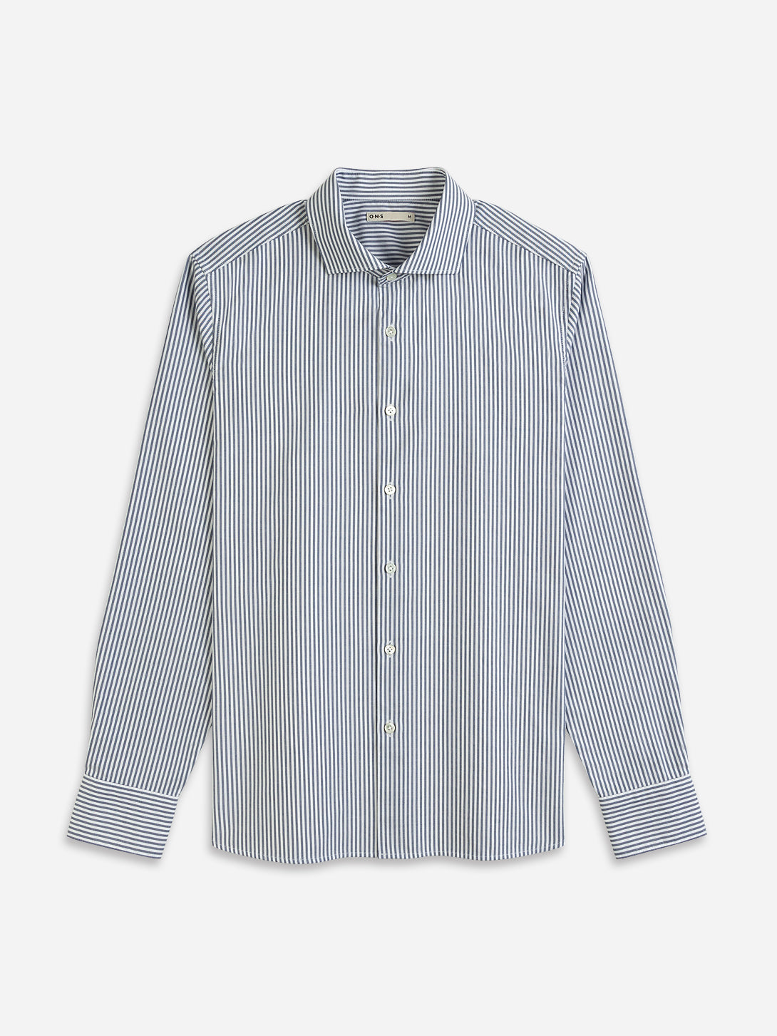 Navy/White Stripe Men's Arthur Stripe Oxford Button Up Shirt