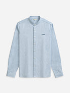 Lt Blue Heather Aleks Heather Oxford Shirt Men's O.N.S Button Up