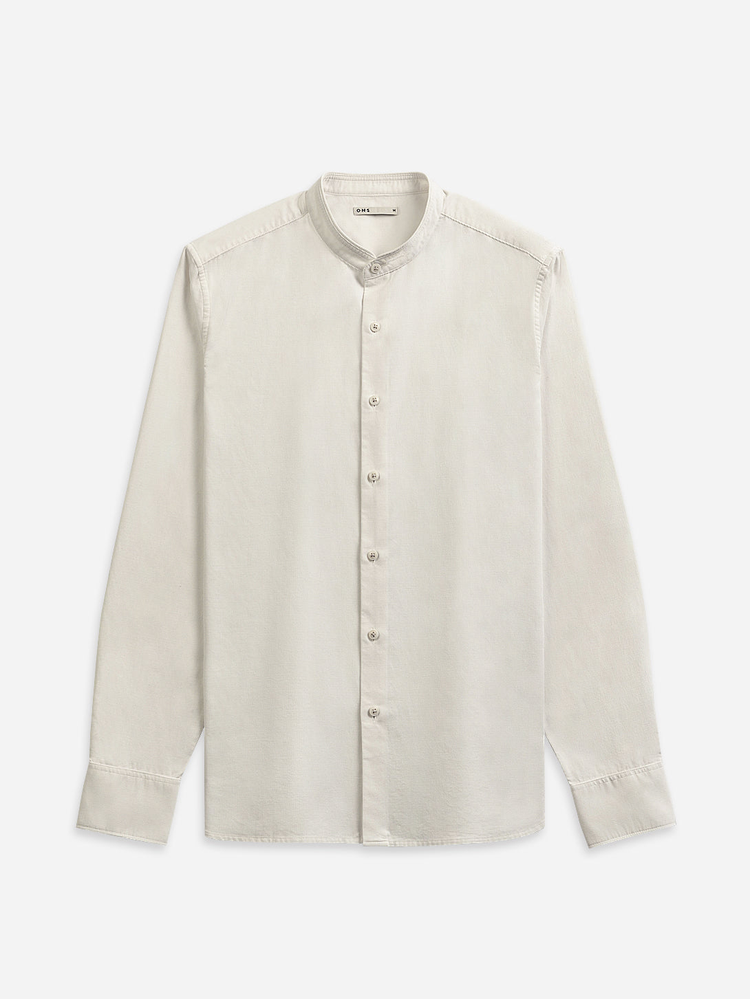 Off White Aleks Band Collar Corduroy Button Up Mens Shirt