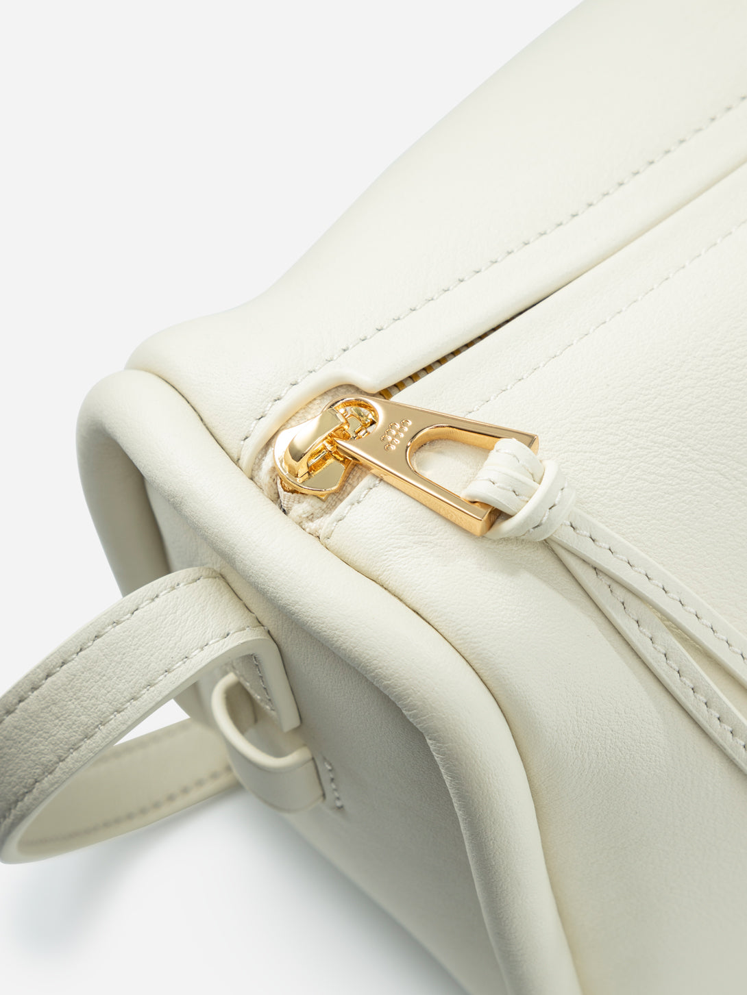 Coconut Milk Small Loaf Cross Body Womens Leather Bag Womens Shoudler Bag Womens Genuine Leather Womens Cross Body Bag