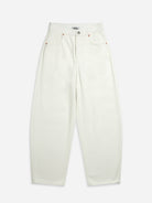 Off White High Rise Barrel Jeans Womens Denim Jeans Womens Pants