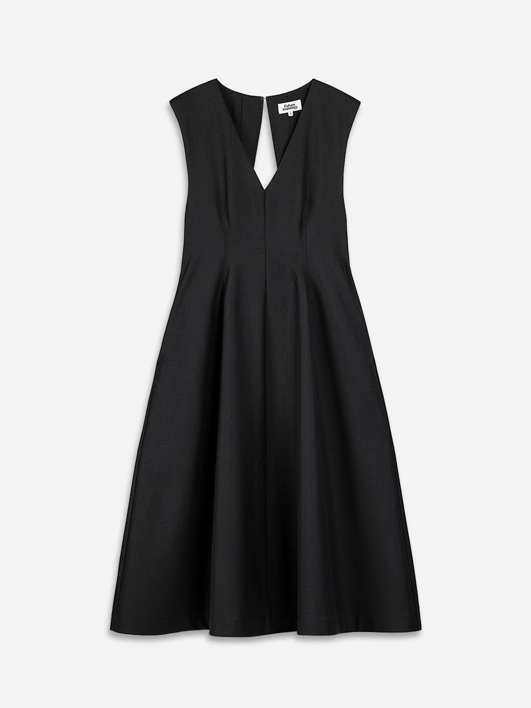 Moonless Night Oval Back Maxi Dress Womens Dress Womens Black Dress One Piece Dress Womens Casual Dress Fall Winter Dress 