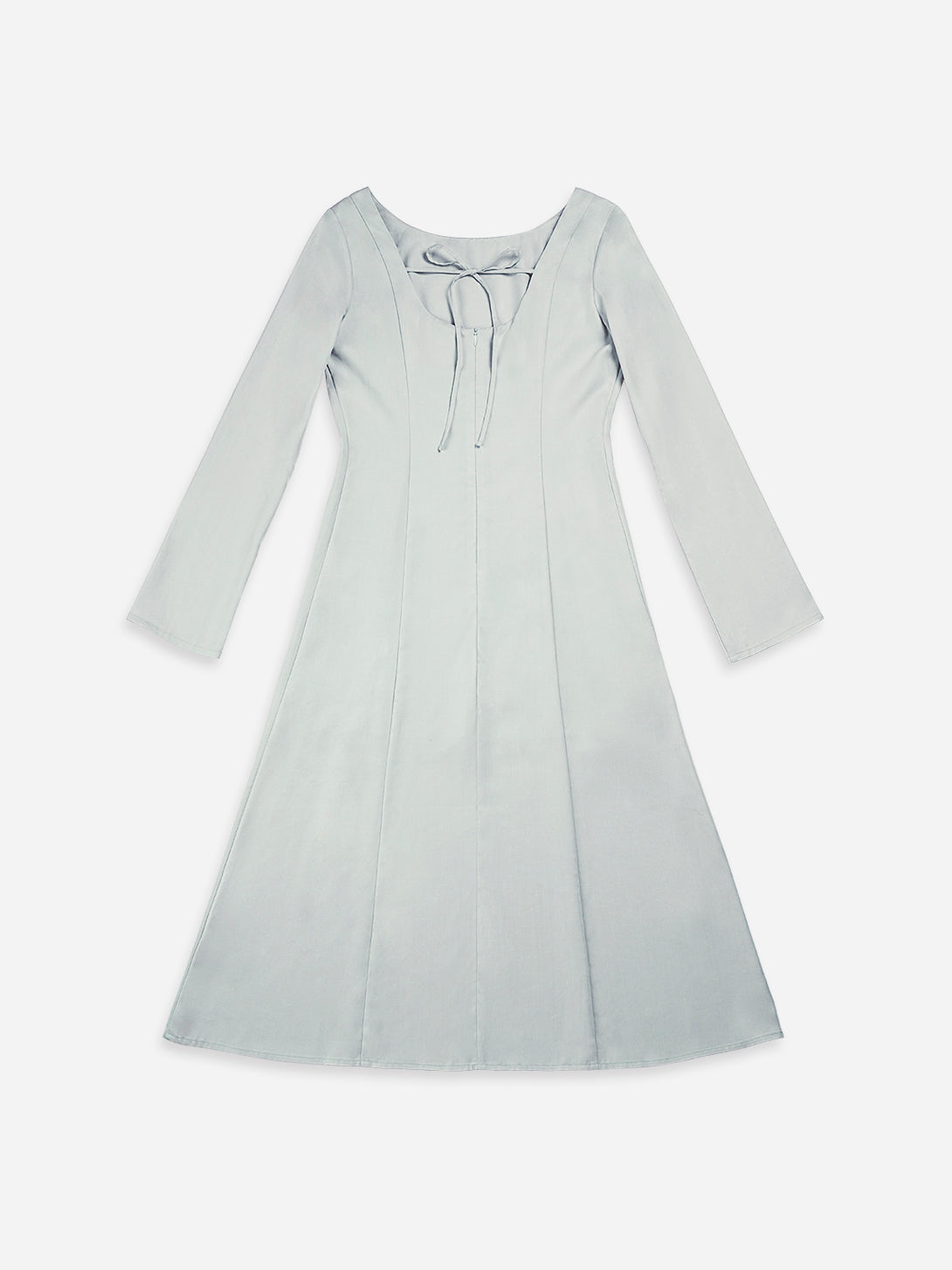 Flint Grey Boat Neck Dress Womens Dress Womens Fashion