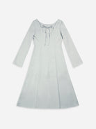 Flint Grey Boat Neck Dress Womens Dress Womens Fashion