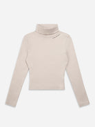 Hushed Pink FC Handwritten Turtleneck Top Womens Turtleneck Sweater Future Classics Embroidered