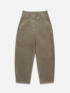 Khaki Cord Barrel Pants Womens Corduroy Pants Womens Barrel Leg Pants 