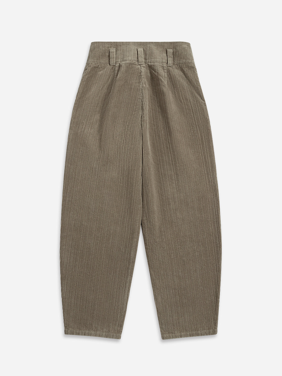 Khaki Cord Barrel Pants Womens Corduroy Pants Womens Barrel Leg Pants 