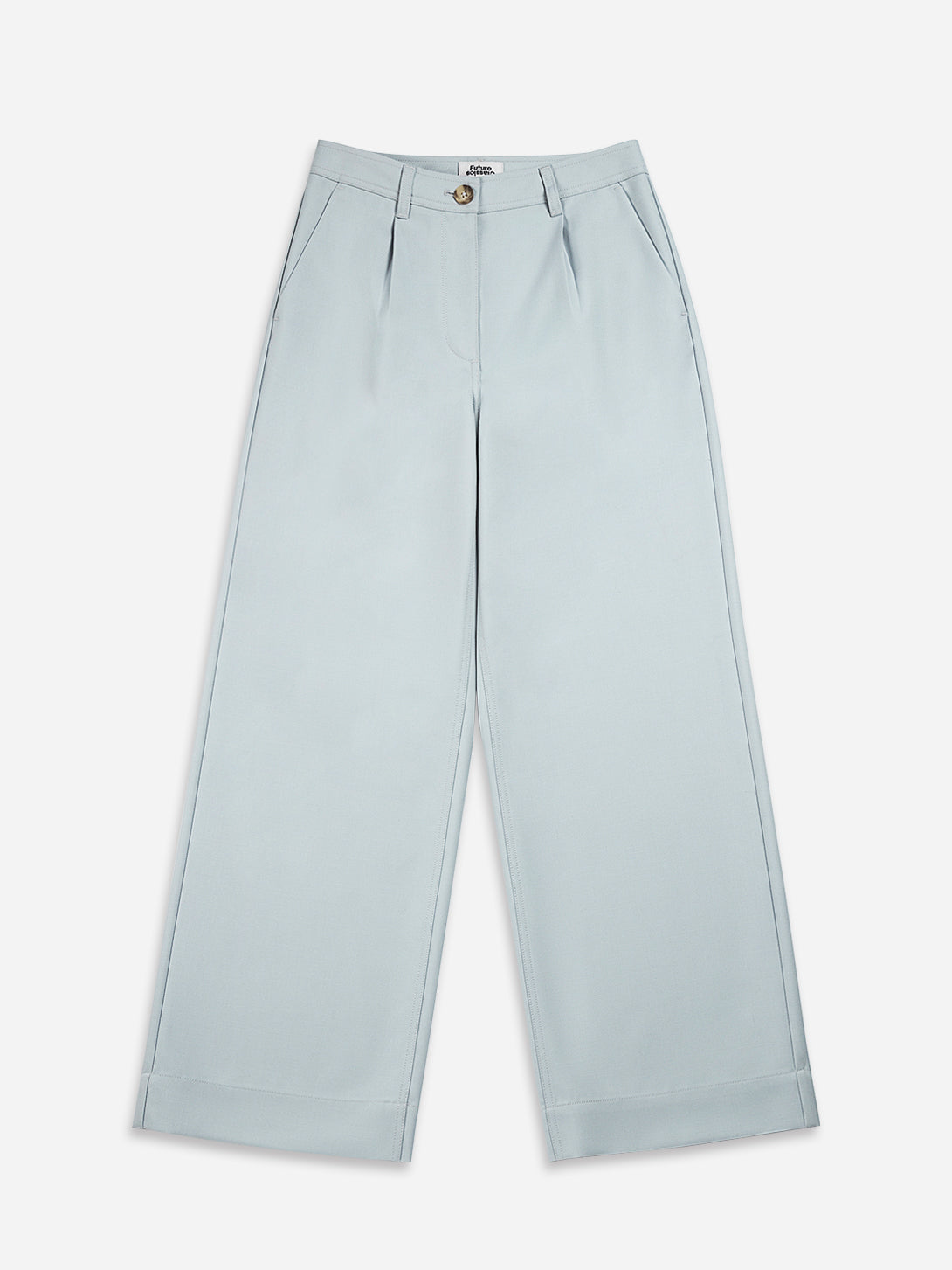 Flint Grey Pleated Trousers Womens Pants Womens Pleated Pants Casual Pants Wide Leg Pants 