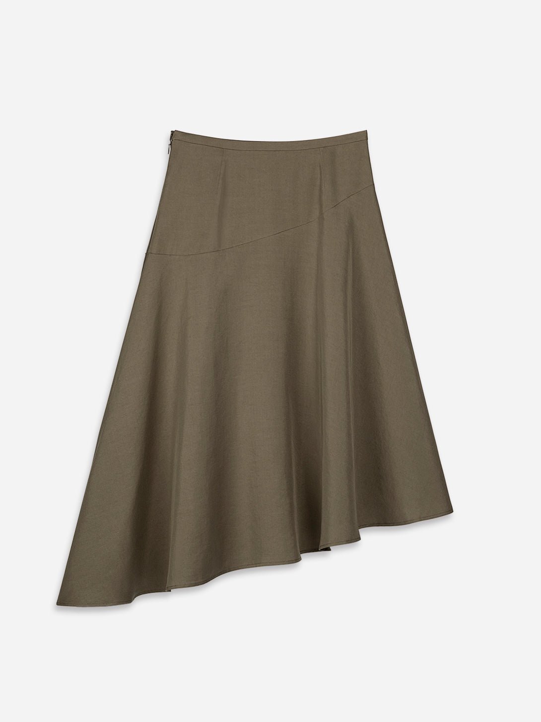 Cedar Asymmetric Hem Flare Skirt Womens Fall Skirt Womens Clothing