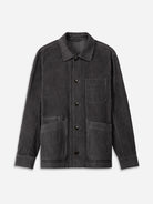 Forged Iron Remi Corduroy Jacket Mens Corduroy Button Jacket Mens Layering Outerwear Mens Collared Jacket 