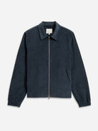 Dk Navy Connor Corduroy Jacket Mens Corduroy Zip Up Mens Collared Corduroy Jacket