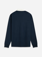 Navy Lind Pique Rugby Mens Rugby Shit Mens Pique Fabric Mens Collared Shirt Mens Two Toned Long Sleeve Tee