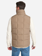 Khaki Raul Vest Mens Casual Vest Layering Piece Reversible Turtleneck Vest