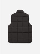 Black Vertex Vest Mens Vest Water Repellent Vest Quilted Pattern Outerwear