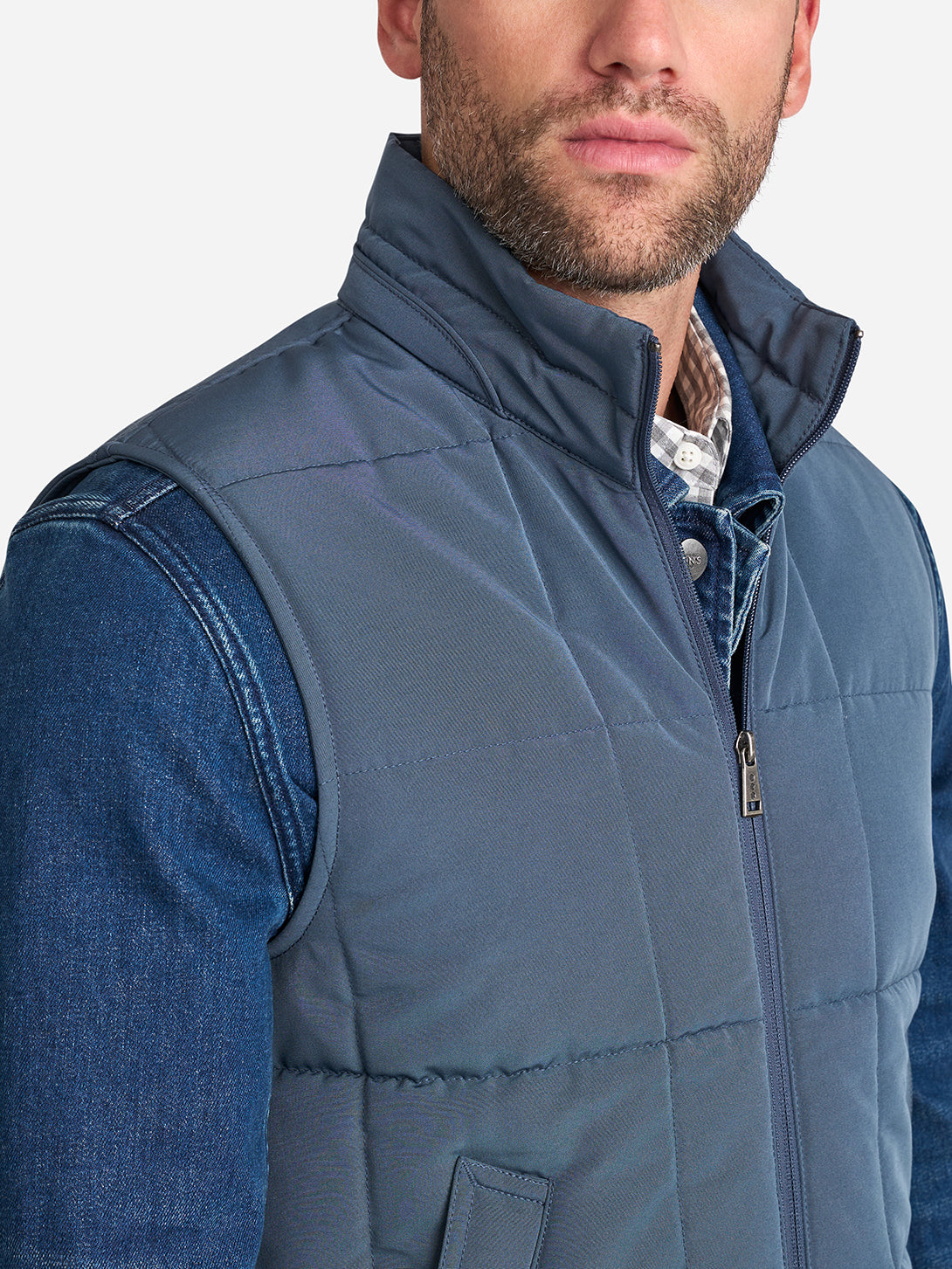 Flint Stone Vertex Vest Mens Vest Water Repellent Vest Quilted Pattern Outerwear