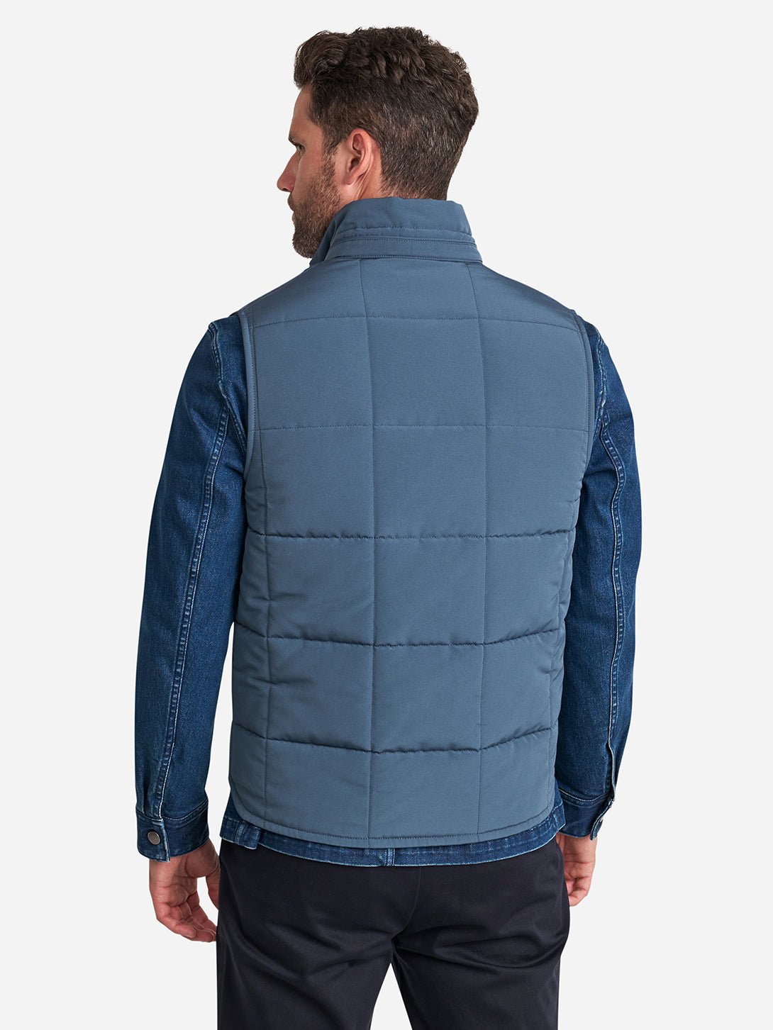 Flint Stone Vertex Vest Mens Vest Water Repellent Vest Quilted Pattern Outerwear